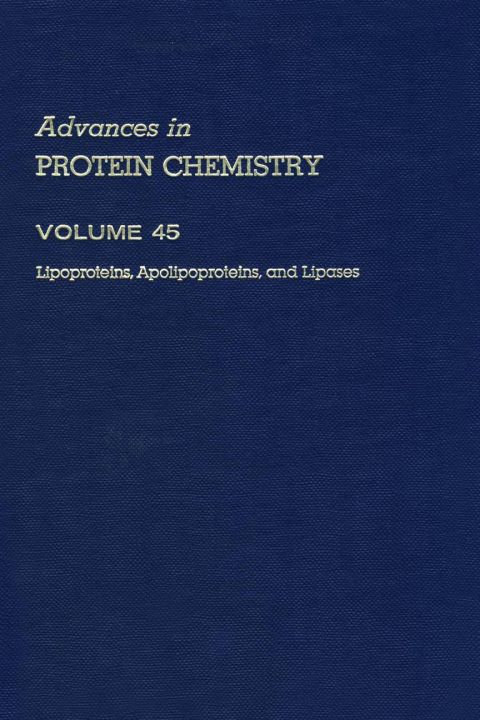 [1825 days] Lipoproteins, Apolipoproteins, and Lipases: Volume 45
