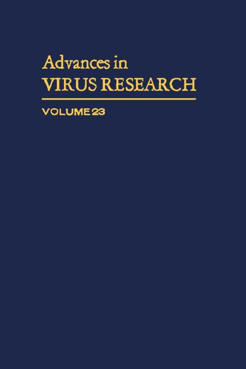 Cover image for book ADVANCES IN VIRUS RESEARCH VOL 23
