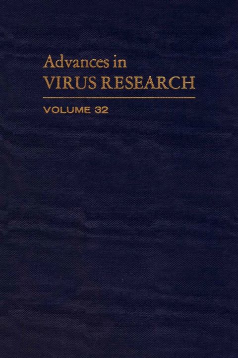 Cover image for book ADVANCES IN VIRUS RESEARCH VOL 32