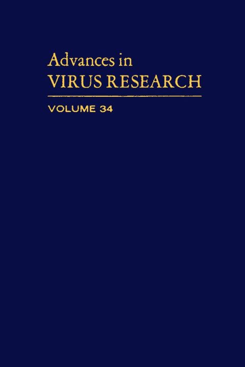 Cover image for book ADVANCES IN VIRUS RESEARCH VOL 34