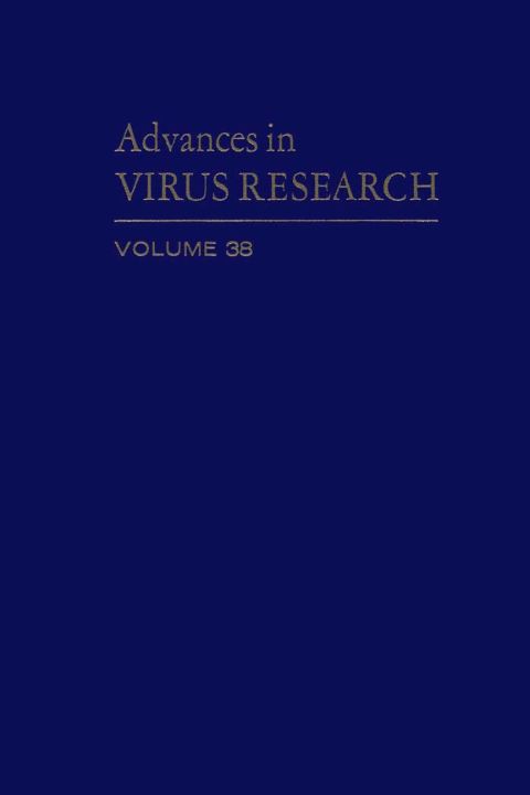 Cover image for book ADVANCES IN VIRUS RESEARCH VOL 38