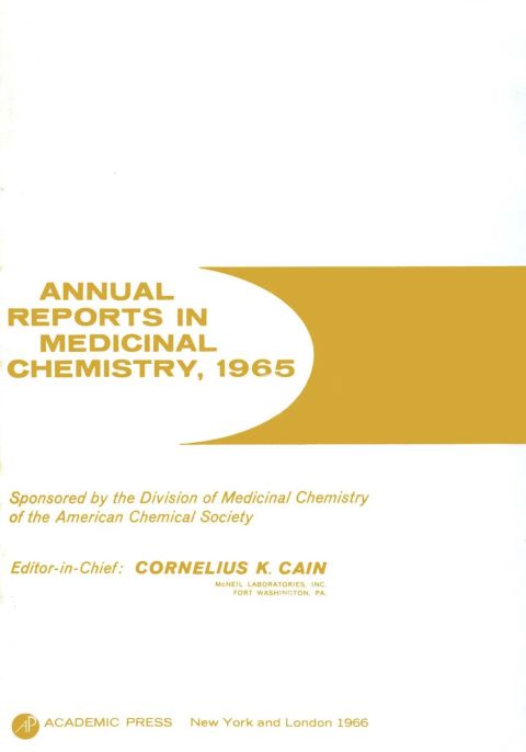 Cover image for book ANNUAL REPORTS IN MED CHEMISTRY V1 PPR