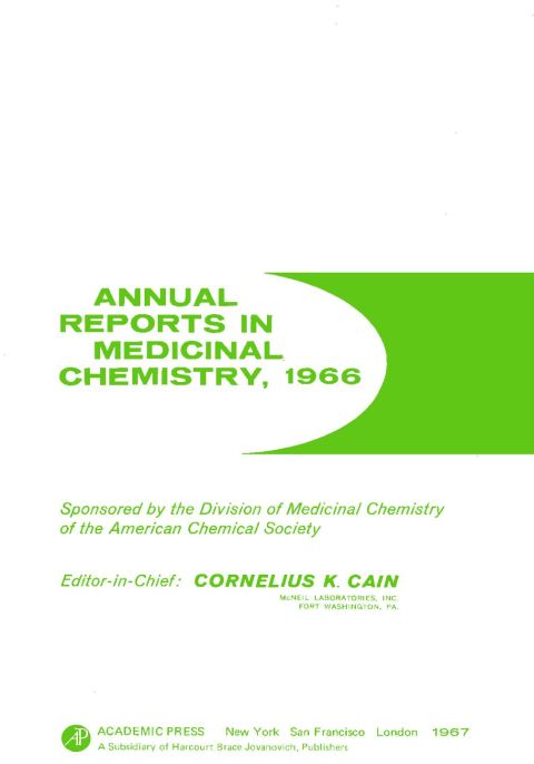 Cover image for book ANNUAL REPORTS IN MED CHEMISTRY V2 PPR