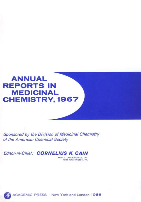 Cover image for book ANNUAL REPORTS IN MED CHEMISTRY V3 PPR