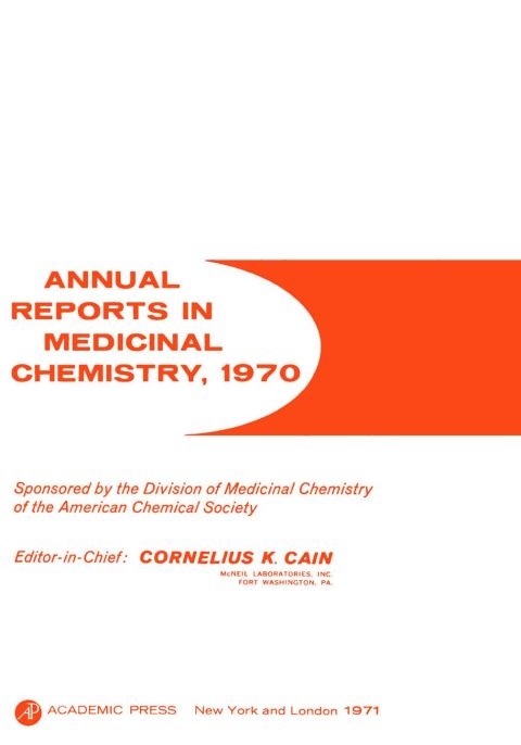 Cover image for book ANNUAL REPORTS IN MED CHEMISTRY V6 PPR