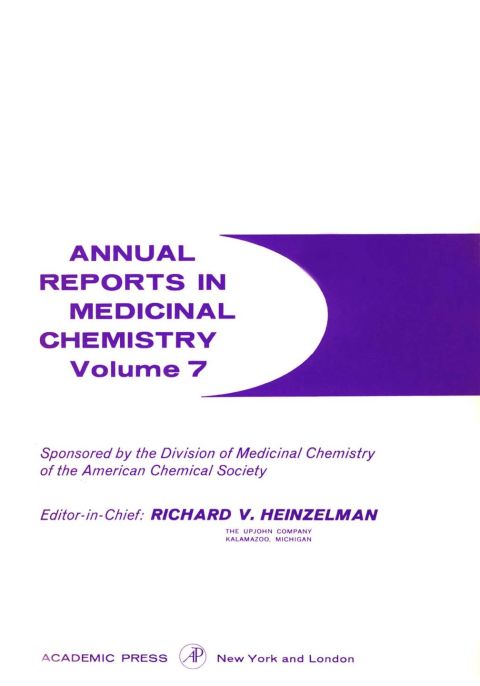 Cover image for book ANNUAL REPORTS IN MED CHEMISTRY V7 PPR