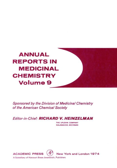 Cover image for book ANNUAL REPORTS IN MED CHEMISTRY V9 PPR