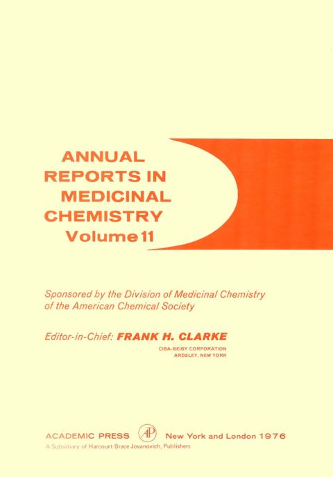 Cover image for book ANNUAL REPORTS IN MED CHEMISTRY V11 PPR