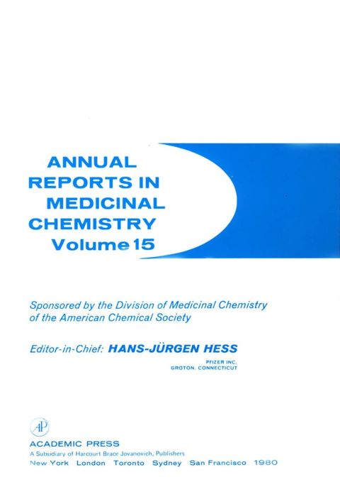 Cover image for book ANNUAL REPORTS IN MED CHEMISTRY V15 PPR