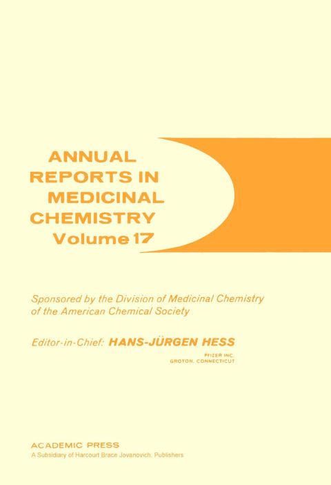 Cover image for book ANNUAL REPORTS IN MED CHEMISTRY V17 PPR