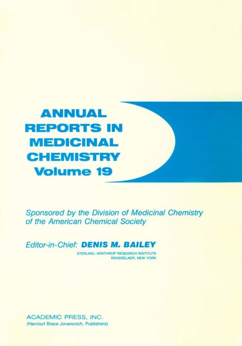 Cover image for book ANNUAL REPORTS IN MED CHEMISTRY V19 PPR