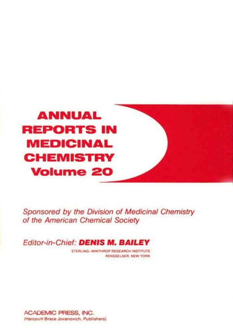 Cover image for book ANNUAL REPORTS IN MED CHEMISTRY V20 PPR
