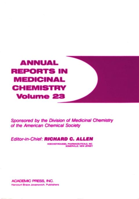 Cover image for book ANNUAL REPORTS IN MED CHEMISTRY V23 PPR