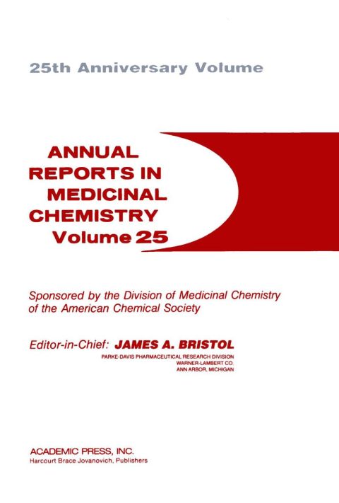 Cover image for book ANNUAL REPORTS IN MED CHEMISTRY V25 PPR