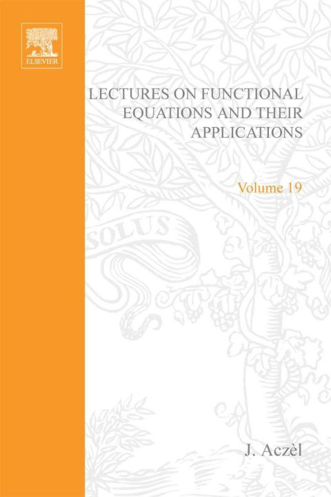 Cover image for book Lectures on functional equations and their applications