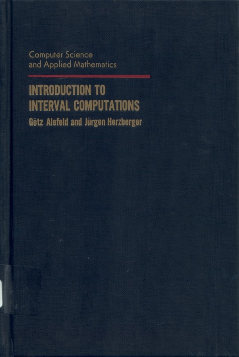 Cover image for book Introduction to Interval Computation