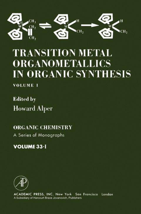 Cover image for book Transition metal Organometallics In Organic Synthesis