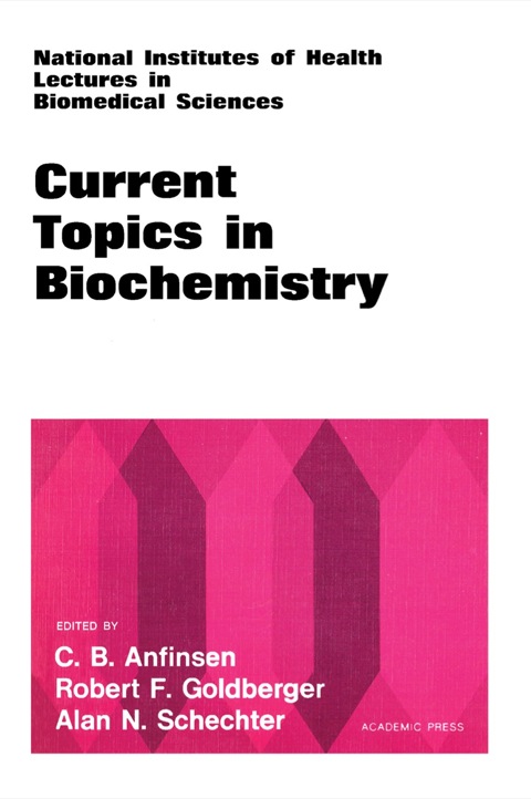 Cover image for book Current Topics in Biochemistry