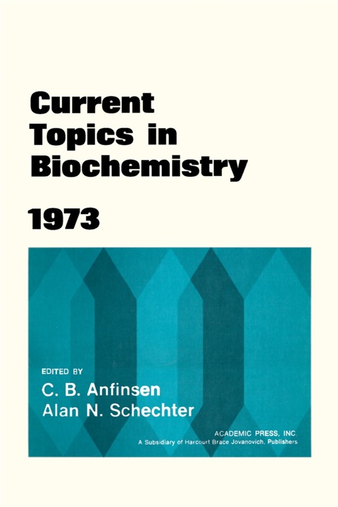 Cover image for book Current Topics in Biochemistry 1973