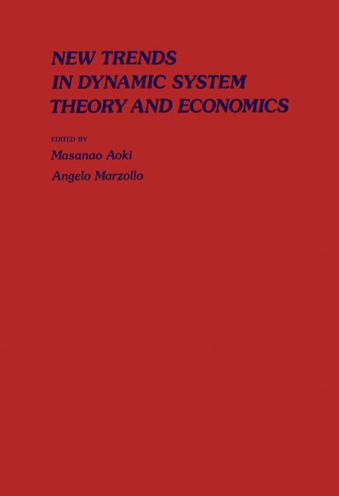 Cover image for book New Trends In Dynamic Systems Theory And Economics