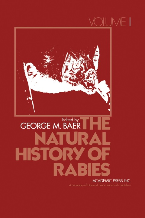 Cover image for book THE NATURAL HISTORY OF RABIES, VOLUME 1