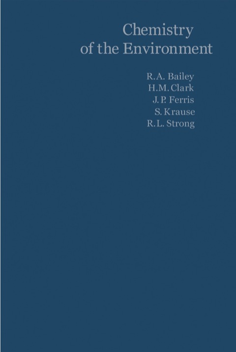 Cover image for book Chemistry of The Environment