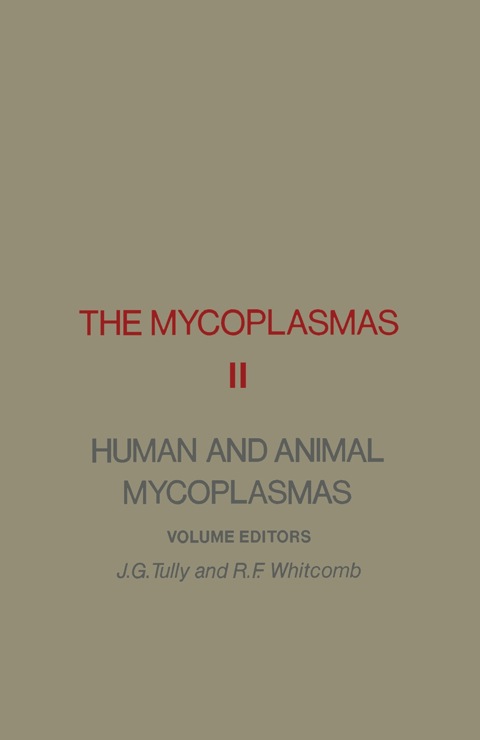 Cover image for book The Mycoplasmas V2: Human and Animal Mycoplasmas