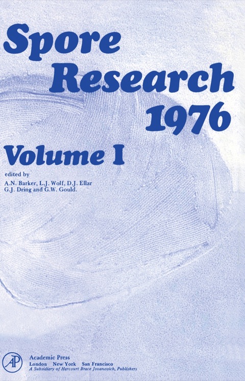 Cover image for book Spore Research 1976 V1