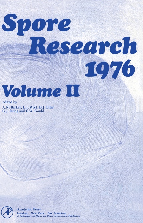 Cover image for book Spore Research 1976 V2