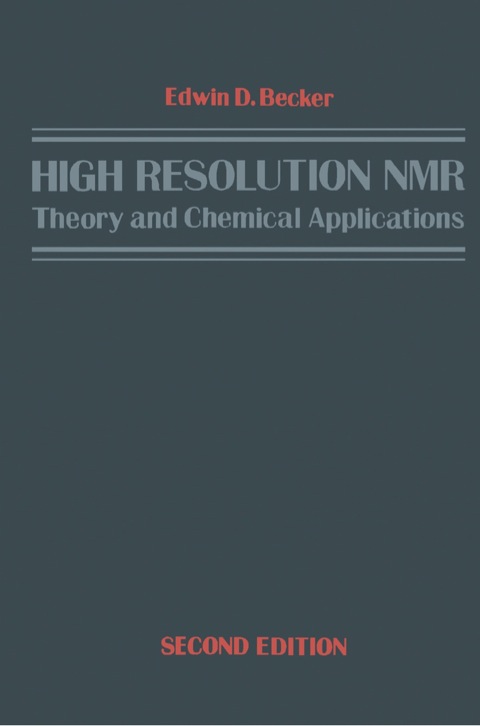 Cover image for book High Resolution NMR: Theory and Chemical Applications