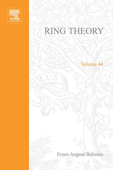 Cover image for book Ring theory