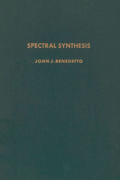 Cover image for book Spectral synthesis