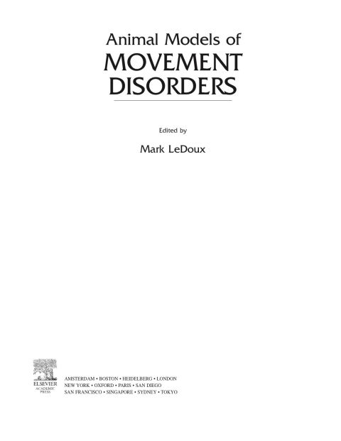 [1825 days] Movement Disorders: Genetics and Models