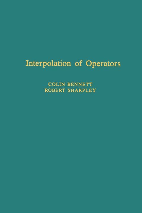 Cover image for book Interpolation of Operators