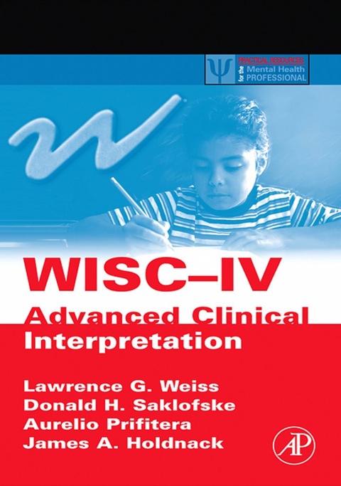 Cover image for book WISC-IV Advanced Clinical Interpretation