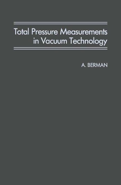 Cover image for book Total Pressure Measurements in Vacuum Technology