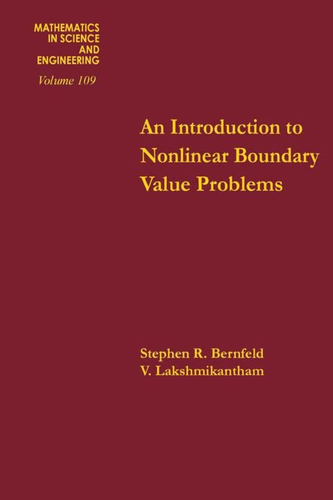 Cover image for book An introduction to nonlinear boundary value problems