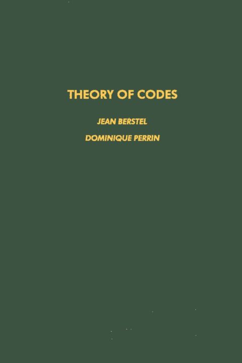 Cover image for book Theory of codes