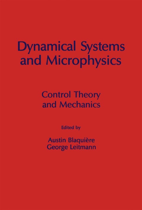 Cover image for book Dynamical Systems and Microphysics: Control theory and Mechanics