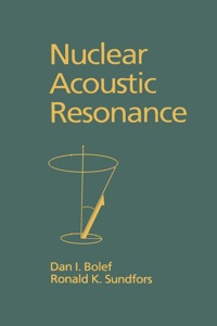 Cover image: Nuclear Acoustic Resonance 9780121112509