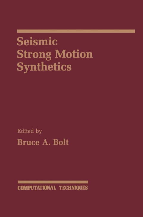 Cover image for book Seismic Strong Motion Synthetics