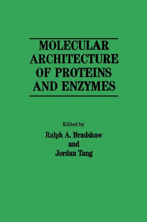 Cover image for book Molecular Architecture of Proteins and Enzymes