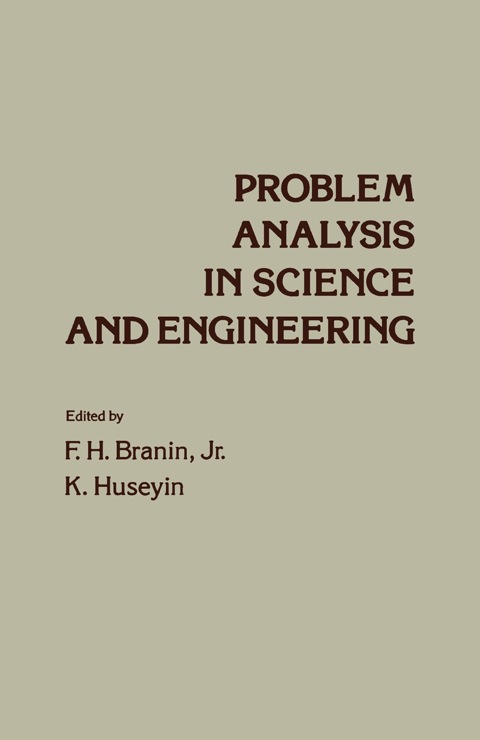 Cover image for book Problem Analysis In Science and Engineering