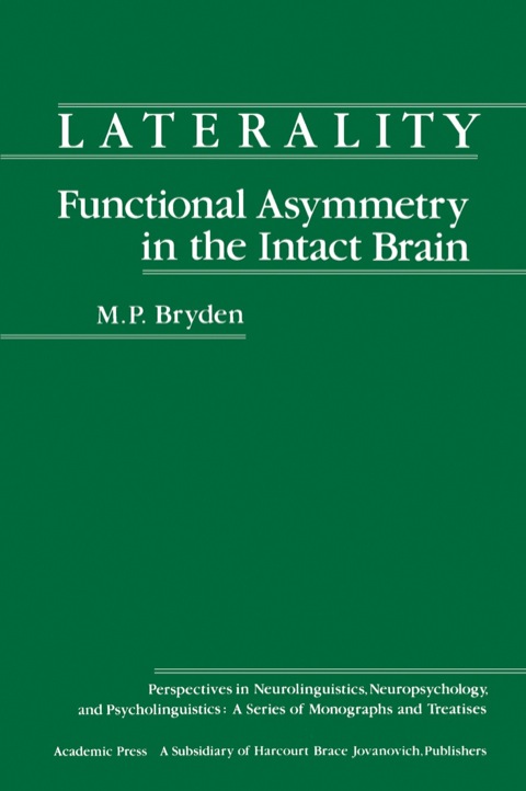Cover image for book Laterality Functional Asymmetry in the Intact Brain