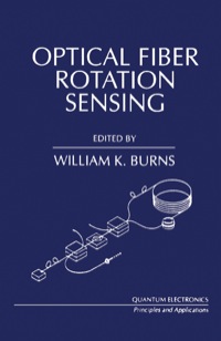 Titelbild: Optical Fiber Rotation Sensing 9780121460754
