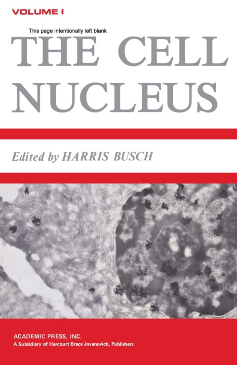 Cover image for book The Cell Nucleus V1