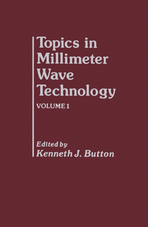 Cover image for book Topics in Millimeter Wave Technology