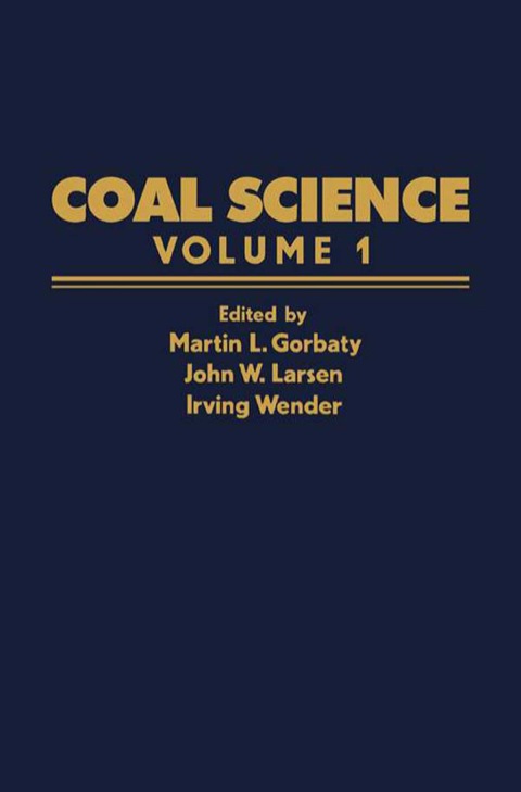 Cover image for book Coal Science: Volume 1