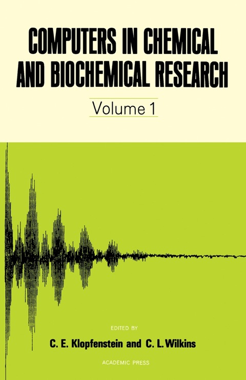 Cover image for book Computers in Chemical and Biochemical Research V1