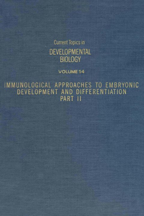 Cover image for book CURRENT TOPICS DEVELOPMENTAL BIOLOGY V14